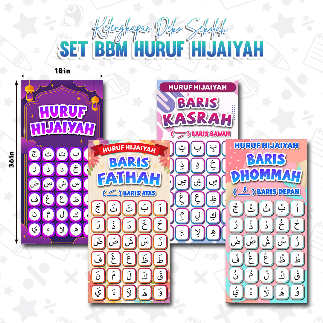 Set BBM Huruf Hijaiyah